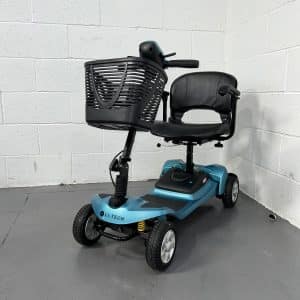 Small Turquoise Mobility Scooter