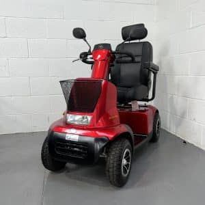 Mid Size Red Mobility Scooter